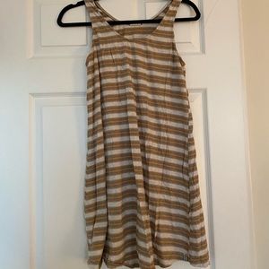 Striped cotton dress